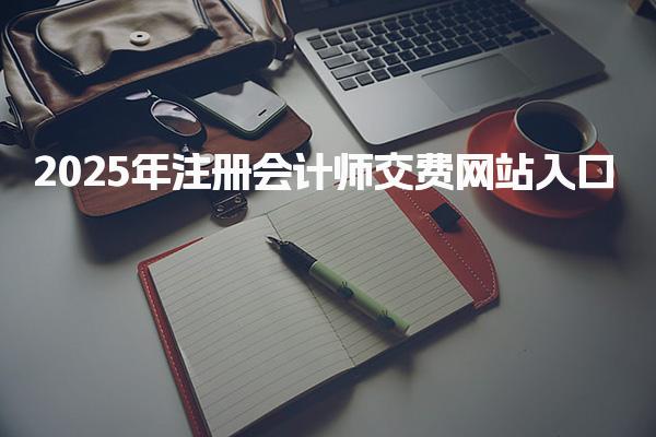 2025年注冊會計師交費網(wǎng)站入口官網(wǎng)已開通