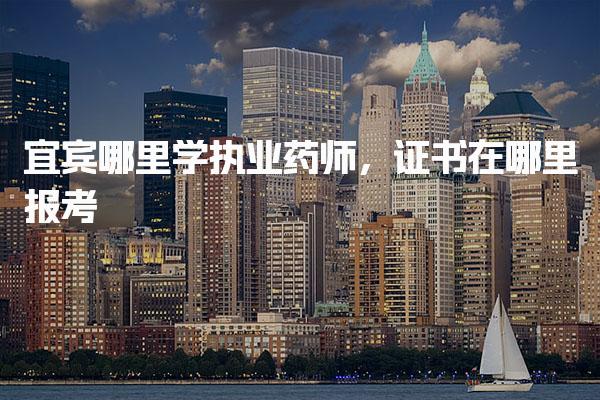 宜賓執業藥師哪里學考試地點在哪里