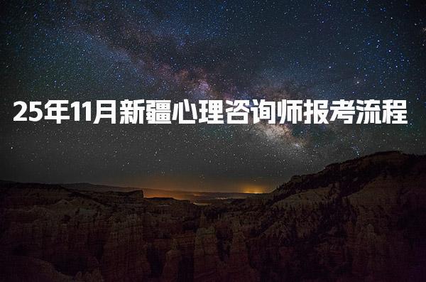 2025年新疆心理咨詢(xún)師報(bào)考流程及費(fèi)用詳細(xì)解析