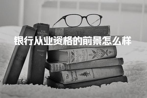 銀行從業(yè)資格的前景怎么樣，工資有多少
