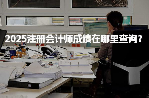 2025注册会计师成绩在哪里查询？中国注册会计师协会网报系统