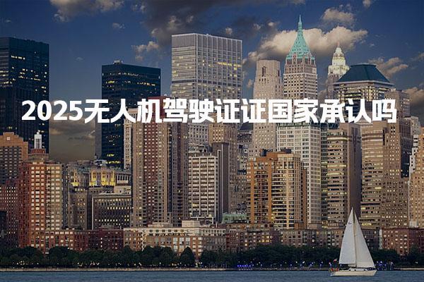 2025无人机驾驶证证国家承认吗，政策趋势与报考建议