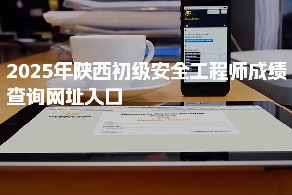 2025年陕西初级安全工程师成绩查询网址入口