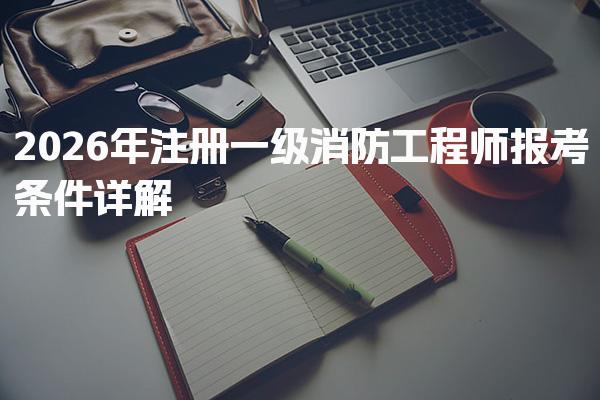 2026年注册一级消防工程师报考条件 常见问题解答