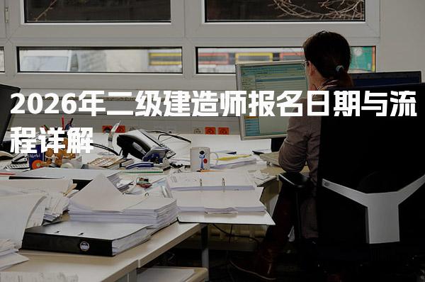 2026年二级建造师报名日期：各省时间安排与流程详解