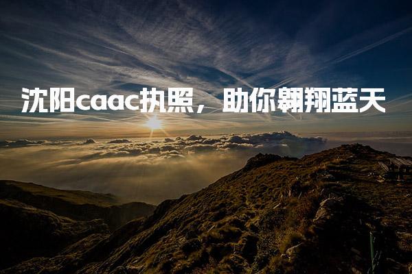沈阳caac执照 报考条件详情 