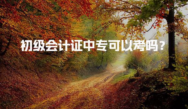 初级会计证中专可以考吗？了解报考条件与要求