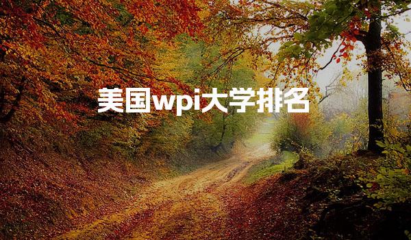 美国wpi大学排名 世界排名优势专业解析